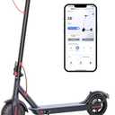 Qlaway E Scooter for Adults 19-22 MPH 350/500W Motor 281/441Wh Battery,8.5"/10" Tires, Motorized Scooter Up to 22 Miles Range, Foldable Scooter with Double Shock Absorption/Bearing 265 LBS/APP Control