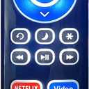 Replacement Backlit Remote Control for TCL/Hisense/Sharp/Philips/Onn/Element/Insignia/Westinghouse Roku TV (NOT for Roku Stick or Box)