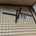 NectaCol 3'x 6' Gridwall Panel Display Stand with T-Base, Black Wire Grid Wall Panels with Wheels, Craft Display Rack, Art Display Stand, Retail Display, Show Rack