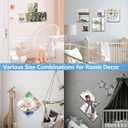Unbreakable Mirror Tiles Self Adhesive,4 PCS 16”x 16” Toddler Mirror for Classroom Decor,Peel and Stick On Small Mirrors for Wall Decor,Shatterproof Plastic Mirrors Stickers for Kids Decorative