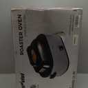 Sunvivi Roaster Oven, Electric Roaster Oven with Viewing Lid, 30lb 26-Quart Turkey Roaster with Unique Defrost/Warm Function, Large Roaster with Removable Pan & Rack, Stainless Steel, Silver