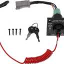 Outboard Engine Ignition On/Off Switch Kit 0176408 for Johnson/Evinrude/OMC (BRP) Ignition and Safety Switch Kit