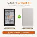CoBak Magnetic Case for XTEINK X4, Ultra-Lightweight Protective Cover for Xteink X4 E-Reader, Secure Magnetic Attachment(Grey)