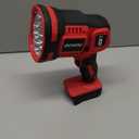 Cordless LED work light compatible with Milwaukee 18V Battery, 1500LM Handheld Spotlight with 550 Yard Distance, Flashing mode and Pivoting Head for Workshop, Camping, Jobsites (Battery Not Included)