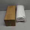 Amazon Basics Hypoallergenic Quilted Mattress Topper Pad, 18 Inches Deep, Twin, White