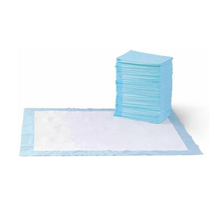 Basics LeakProof Dog and Puppy Potty Training Pee Pads with QuickDry 5Layer Design, Housebreaking, Standard Absorbency, XLarge, 28 x 34 Inch, Blue & White, 60Pack