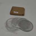 4 Pieces 7 Inch Pizza Screen Seamless Baking Aluminum Round Pizza Mesh Tray for Baking Oven Home Kitchen Restaurant Supplies