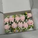 Ling's moment Boutonniere for Men, 10pcs Groomsmen Guest Boutonniere, Artificial Flowers for Wedding Decor/Prom/Homecoming, etc.Blush Pink
