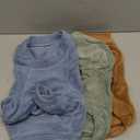 Dog Sweater, 3 Pack Dog Sweaters for Small Dogs Girl Boy, Ultra Soft Warm Puppy Clothes Dog Coat for Winter (Lt Blue+Olive+Brown, Medium)