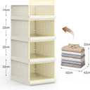 Storage Drawers, 12.8" wide Cupboard Organiser, Bathroom Stackable Shelf