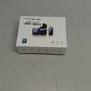 PQRQP 3 in 1 Microphone for iPhone/Android/Camera, Wireless Microphones, 328ft Transmission, 18H Battery Life, Mini Microphone for Record Interview, Vlogs, Tiktok (Ebony Black)