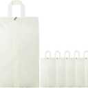 6pcs Portable Shoe Organizer, Travel Pouches with Zipper, Golf Shoe Bags, Clothes Bags, Soccer Cleats Bag Shoe Pouch for Gym, Waterproof, Odor-Resistant (White)