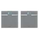 Taylor BIA Digital Bathroom Scale, Charcoal Grey, (5282622) (Pack of 1)