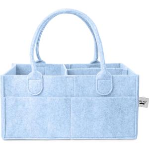 Mr. Pen- Baby Diaper Caddy Organizer, Sky Bliss, Baby Caddy Organizer with Handle, Compact Size, Collapsible & Portable (1 Pack)