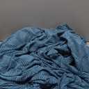 YEMYHOM 1 Piece Stretch Couch Covers for 3 Cushion Couch, Jacquard Sofa Cover with Non-Slip Elastic Bottom, Thickened Slipcover Furniture Protector for Dogs Pets (Large, Peacock Blue)