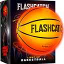 Light Up Basketball - Glow in The Dark - Sports Gear Accessories Gifts for Boys 8-15+ Year Old - Kids Teens Gift Birthday Ideas - Teen Boy Toys Ages 8 9 10 11 12 13 14 15 Outdoor Teenager