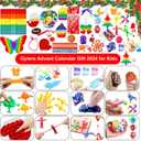 24 Pcs Pop Fidget Toys Set, Party Favors for Adults, Push Bubble Pop Bulk Christmas Toys, Random Surprise Gift Goodies Bag Stuffers