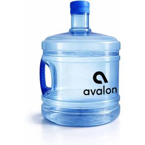 Avalon BPA Free 3 Gallon Reusable Water Bottle Container, FDA Approved, with Carry Handle Fits All Branded Water Dispensers, Lid Included