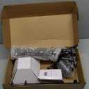 LED Desk Lamp With Clamp for Home Office, Eye-Caring Clip on Light with Adjustable Extra Tall Metal Swing Arm, High Intensity Clamp w/A19 E26 Bulb for Working Reading, 3000k Table Lamps Warm Light (Black)