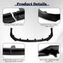 Front Lip Compatible with Toyota Camry Sport [SE,XSE,Hybrid SE,Hybrid XSE,TRD,SE Nightshade] 2021 2022 2023 Front Bumper Lip