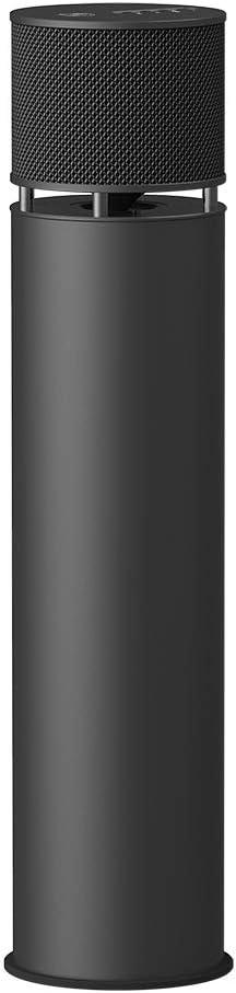 ABRAMTEK 100W Bluetooth Speaker, E600 High Power Wireless Speaker with Super Bass Subwoofer and 360 Sound for Home Office Party Outdoor (Grey) (Black Mesh)