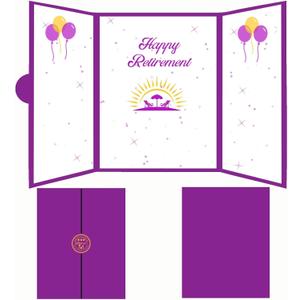 Retirement Guest Book, Happy Retirement Party Decorations for Women Purple Retirement Signature Guest Book Alternatives, Funny Retirement Gifts for Coworkers Retired Party