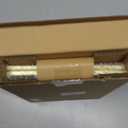 eletecpro 8x10 Metal Picture Frame Set of 2 with Real Glass Cover, Tabletop Display Photo for Multiple Size up to 8x10, Gold Floating Photo Frame for Wedding, Party, Home Decor, Vertical