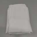 Simplebrand Pure White Light Filtering Curtains 30 inch Length 2 Panels for Kitchen, Room Darkening Tiers Drapes with Rod Pocket, Thermal Insulating Small Curtain for Bathroom, Each 30" Wx30 L Inches