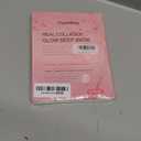 SMIUBA Deep Collagen Anti Wrinkle Lifting Overnight Mask Collagen Face Mask, Hydrating Facial Masks Sheet With Low Molecular Weight Collagen For Firming, And Moisturizing, Elasticity- Pink 4 Pieces