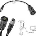 Replacement for Minn Kota MKR-US2-13 Universal Sonar 2 Adapter Cable for APEX, SOLIX, Onix, XPLORE Fish Finders & US2 Trolling Motors - Waterproof - 2D Sonar Cable - 1852073
