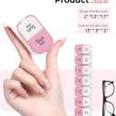 Odaro Extra Large Weekly Pill Organizer 2 Times A Day, Pill Box 7 Day Am Pm to Hold Daily Medicine Vitamin and Supplements - Pink