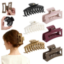 6 Pack Cloud Claw Clip for Women, 4" Large TPEE-Silicone Hair Claws, Bendable & Unbreakable Non-Slip Cozy Hair Clip for Thin/Thick/Curly Hair, Flexible & Durable All-Day Comfort Mutil Color 3