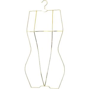 Bikini Swimsuit Hangers (Gold) 10 PCS 3D Body Shape Display Hangers for Lingerie
