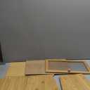 GHWIE Large Bread Box, Easy Access & Cleaning - Bamboo Bread Box for Kitchen Countertop with Acrylic Door (Natural, Medium)