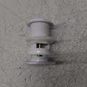 Pop-up Freestanding Bathtub Drain Stopper, Suitable and Compatible with Freestanding Bathtub Drain Rough-in Kit (White)