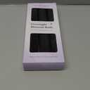 Heatless Hair Curler Overnight Curls-3 Pcs No Heat Curling Blowout Rod to Sleep In,Hair Rollers with Satin Scarf (Black)