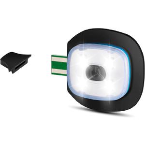 Etsfmoa LED Light USB Rechargeable Headlight for LED Knit Beanie,Easy Install Quick Replaceable Headlamp with Three Adjustable Brightness Settings (1 Pack)