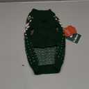 Kuoser Dog Christmas Sweater, Soft Warm Xmas Sweaters for Small Medium Large Dogs Boy Girl, Comfortable Dog Sweater with Leash Hole Snowflake Puppy Knit Outfit for Holiday Winter Fall, Green S 