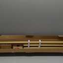 Bay Window Curtain Rods, HOTOZON 1 Inch Heavy Duty Curtain Rods for Bay Windows 36-72 Inch(Center Rod), 20-36 Inch Side Rod for Window with End Cap Finials, Antique Gold