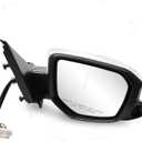 Passenger Side Mirror Assembly 2016-2021 Compatible with Honda Civic Sedan Coupe Hatchback Rear View Mirror with Camera Power Heated Replace 76208-TBC-A03ZA, 76201-TBA-A11ZF (11 Pin Taffeta White)