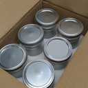 Mason Jars 16 Oz with Lids 6 Packs, Vintage Wide Mouth Glass Canning Jar for Pickling, Fermenting, Storing, Canning, Home Decor, Salad Jam and DIY Crafts