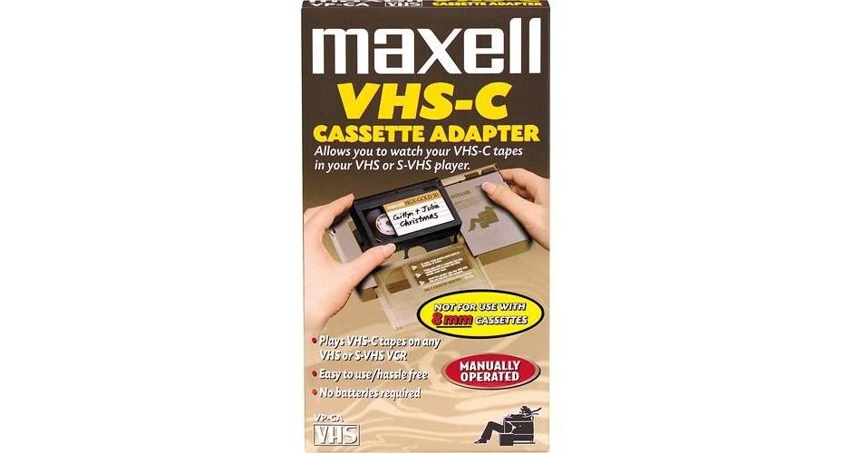 Maxell Mechanical VHS-C Adapter