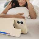 iCoverCase Compatible with iPhone 16 Wallet Phone Case with Card Holder for Women Men, [RFID Blocking] Card Slots PU Leather Protective Wallet Case 6.1 Inch (Beige)