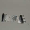 Home Security Door Lock, 2 Pack Childproof Door Reinforcement Lock with 3 Inch Stop Withstand 800 lbs for Top Front Inward Swinging Door, Upgrade Flip High Night Lock to Defend Your Home Kids (Silver)