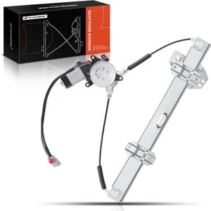 A-Premium Front Driver Side Power Window Regulator with Motor Assembly Fit for Honda Civic 1996 1997 1998 1999 2000, Front Left Driver Side, with 4-Pin Plug Motor, Fit Sedan 4-Door Model Only