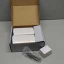 Wireless BridgePoint to Point Wireless Bridge Extending WiFi to Outbuildings Long Range up to 2-3KM CPE 240 with 12dBi High-Gain Antenna24V PoE Power, IP65 Waterproof, 2 Pack White