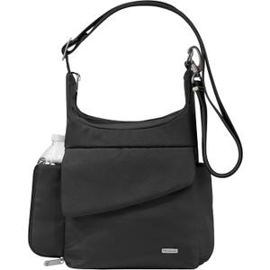 Travelon Anti-Theft Classic Messenger Bag (9" x 12.5" x 3.5" Center Height:9.5", Black)