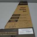 OEM Quality Windshield Wiper Blades, 18 and 18 DSV Standard Car Wiper Blades With Universal U/J Hook Only, Automotive Replacement Wiper Blades for my Car, Water Repellency Wiper Blade, Pack of 2