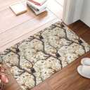 Bathroom Rugs Mat - Forest Small Animals Print 16x24in Flannel Bath Mats for Bathroom Floor, Non-Slip Washable Bath Rugs Mats for Kitchen Bedroom Front Door Indoor Home Decor