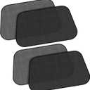 EcoNour Side Window Shades for Baby-4 Pack | Side Window Sunshade for Kids | UV Protection Sun Shades for Kids | Fits Most Camper, Bus, Van, RV, Minivan, Truck, MPV & SUV | X-Large (26"x16") (2 Transparent + 2 Semi Transparent)